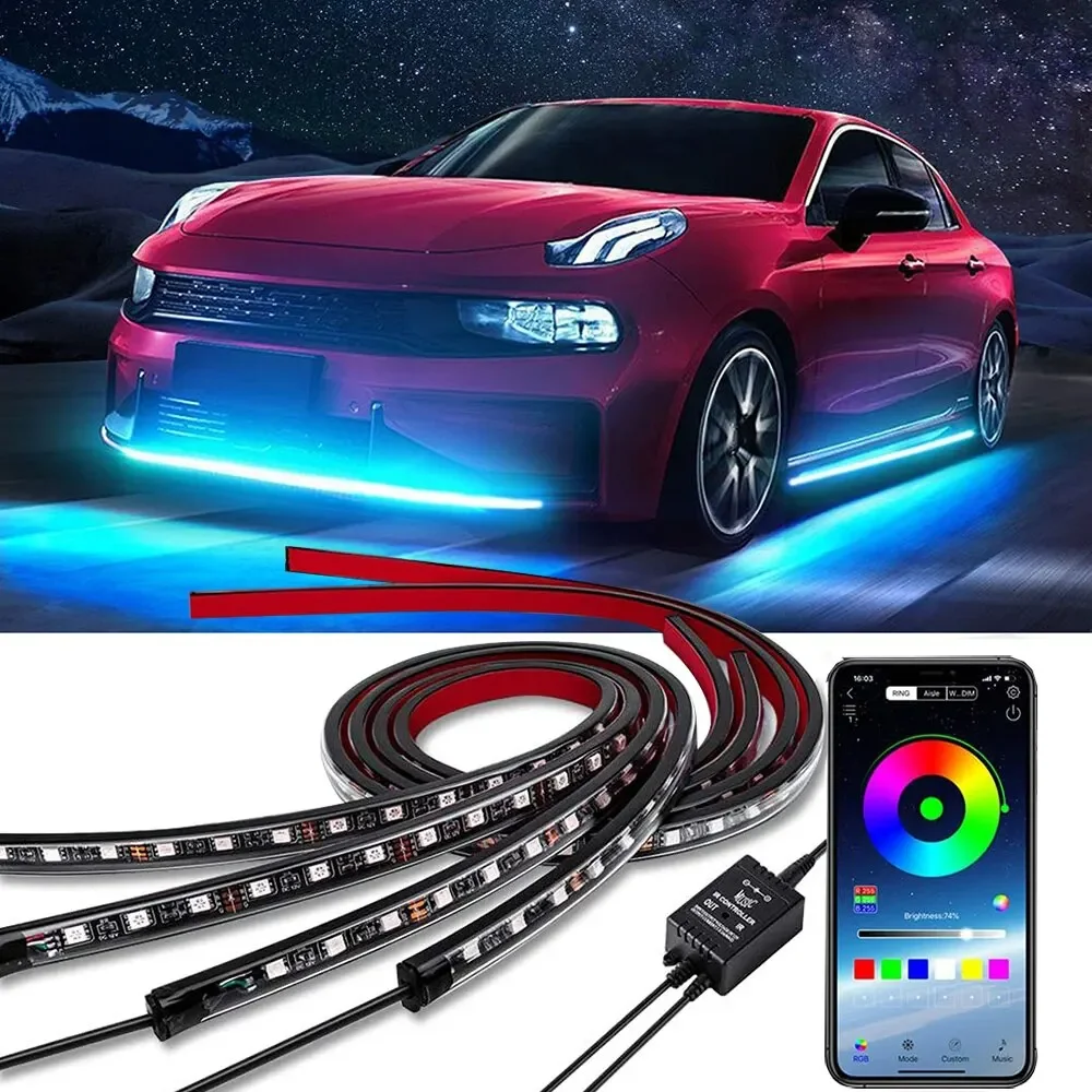 Led Gaming Light Strip - Néon LED RGB voiture sous-éclairage lumière