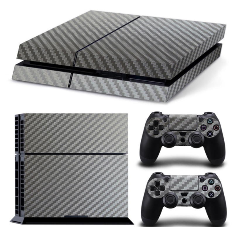 Console Skin Wrap - Autocollant en Fiber de carbone pour