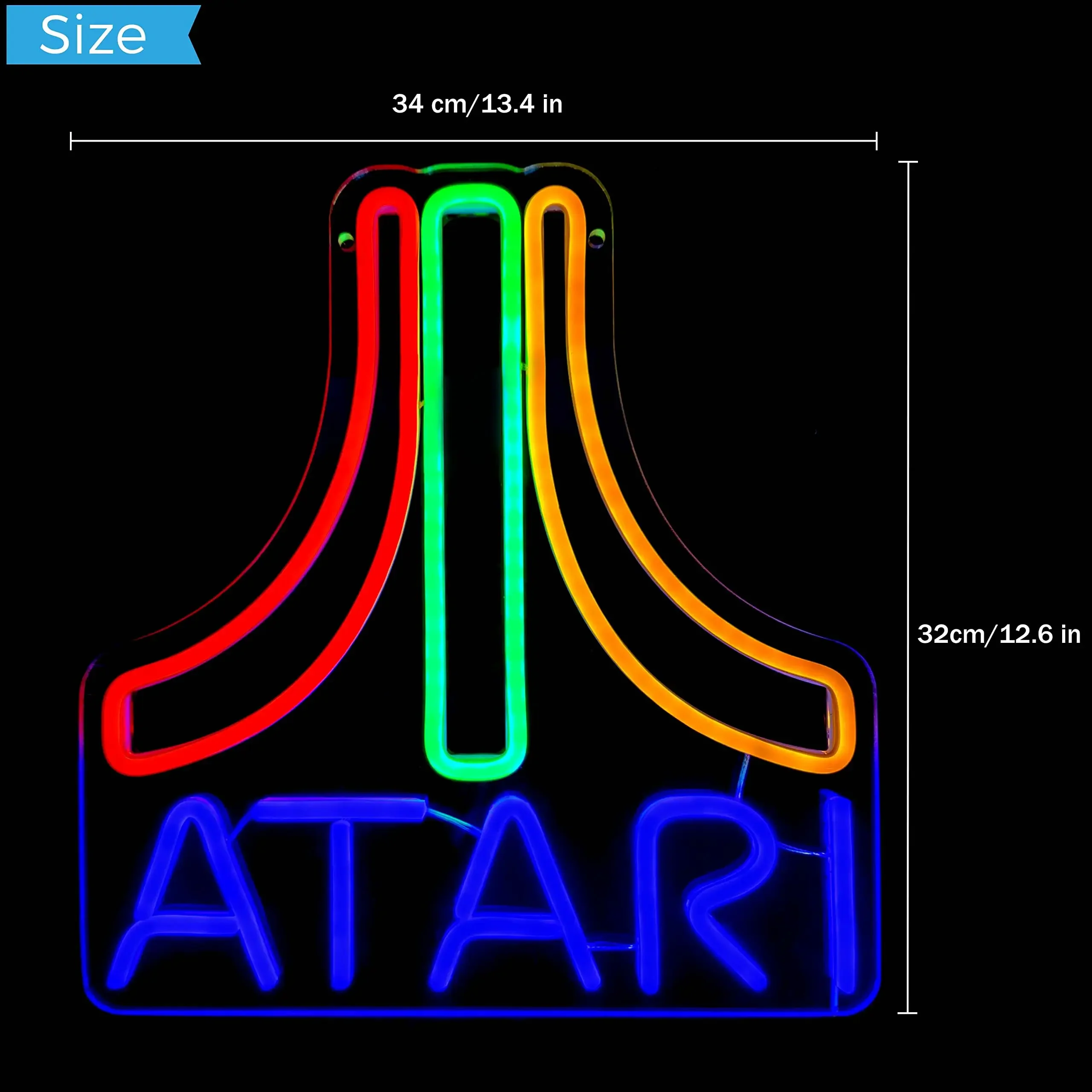 Gaming Console Tower - Jeu LED signe néon salle de
