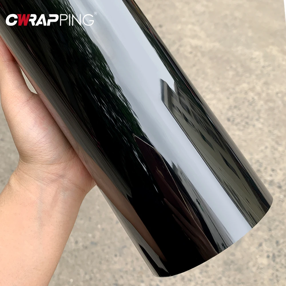 Console Skin Wrap - Film autocollant en vinyle noir pour