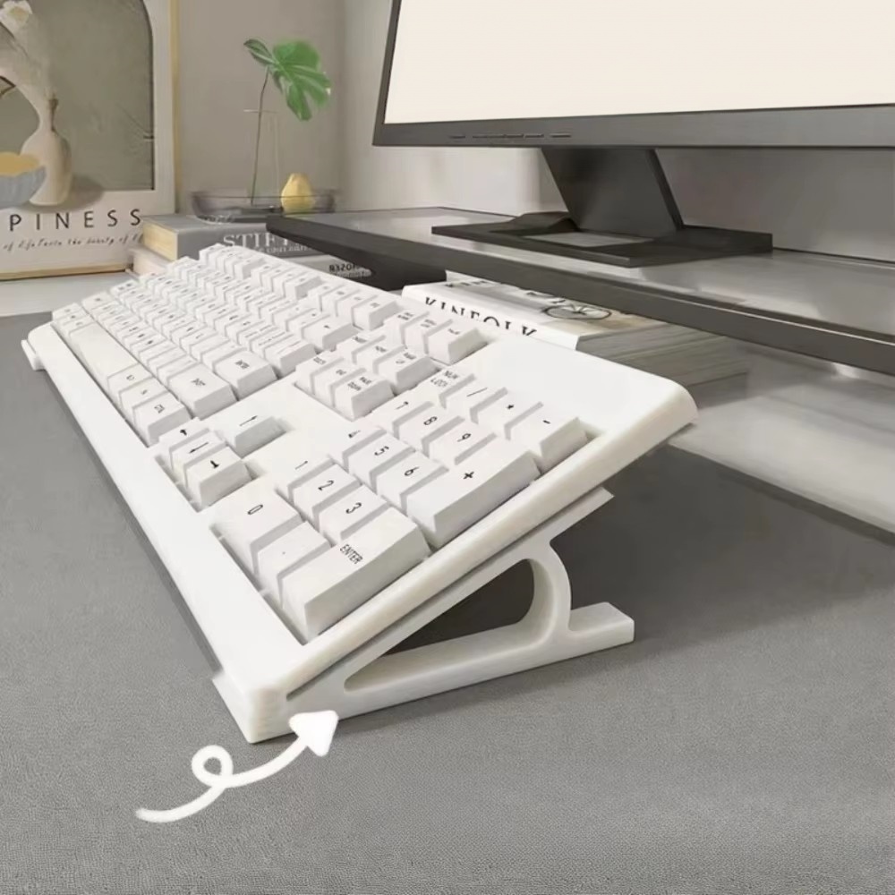 Gaming Console With Keyboard - Rehausseur de clavier ergonomique, 2 pièces,
