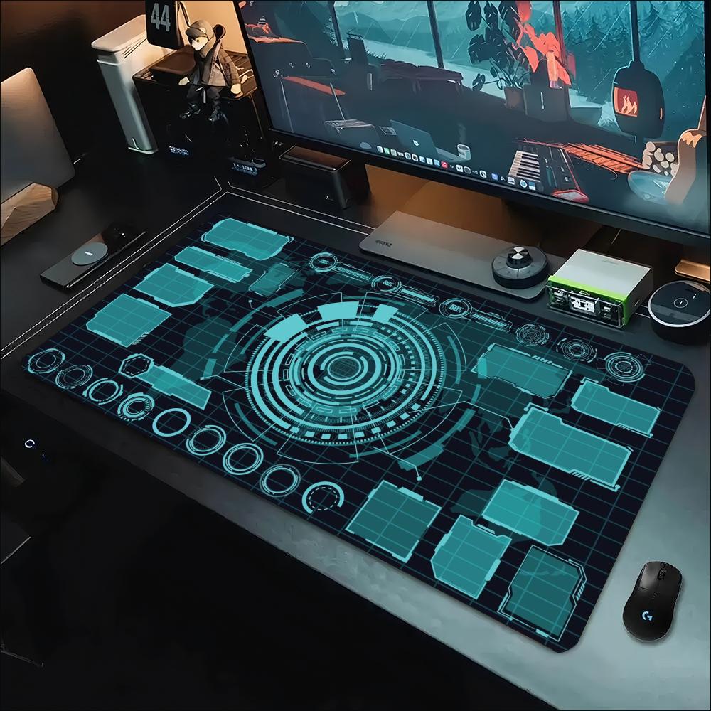 Gaming Console With Keyboard - Tapis de souris étendu Cyber Tech