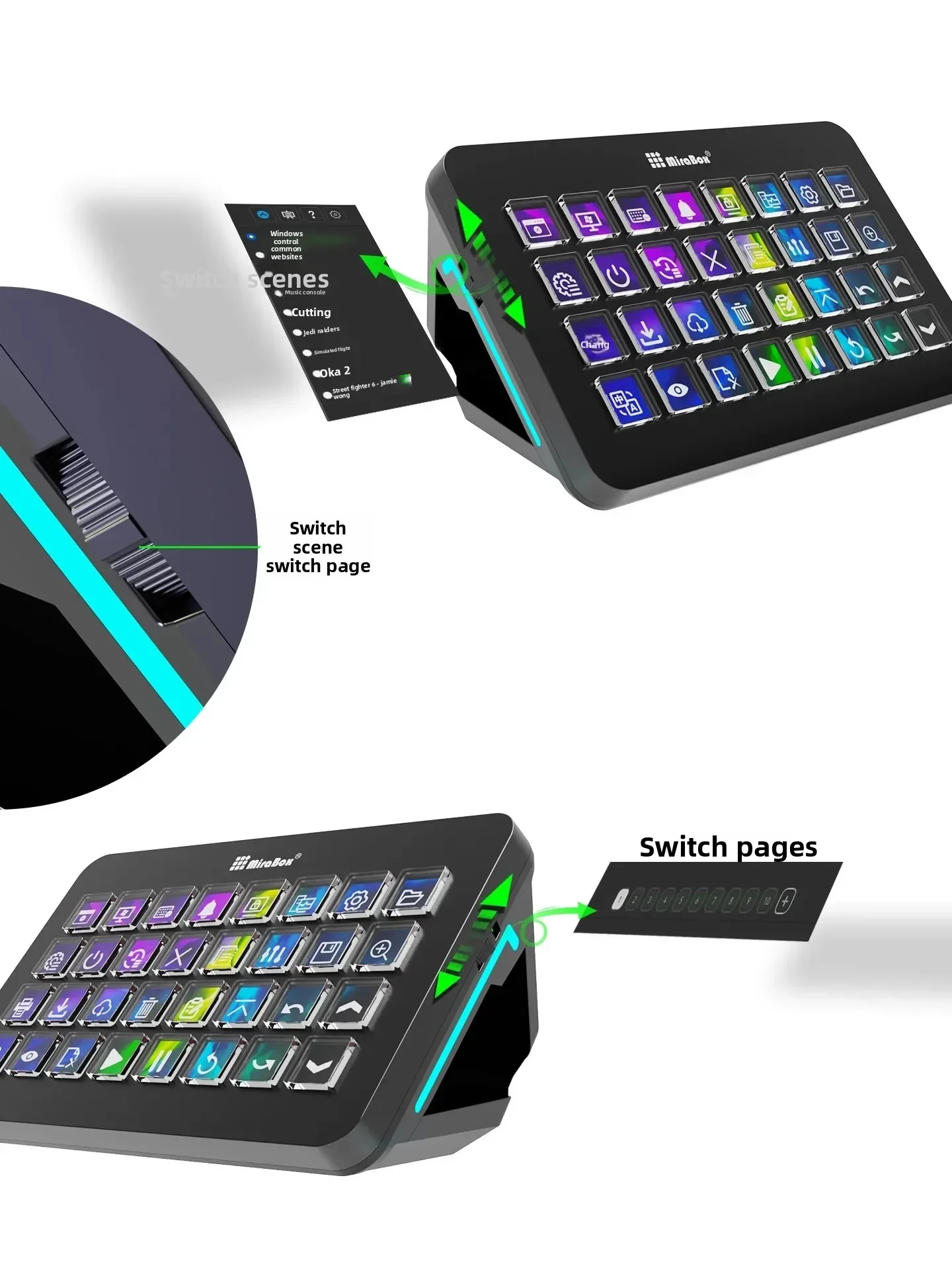 Mirabox XL Stream Deck Macro c - Gaming Console With Keyboard avis et prix