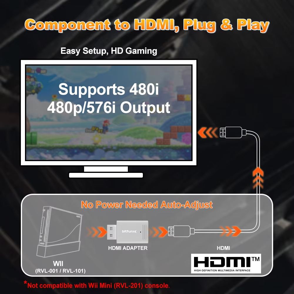 Bitfunx Mini adaptateur audio  - Gaming Console All In One avis et prix