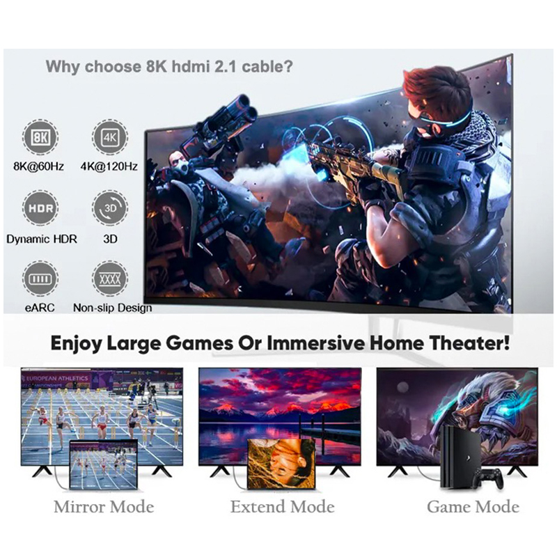 Haute Vitesse HDMI Câble 8K60H - Gaming Console All In One avis et prix