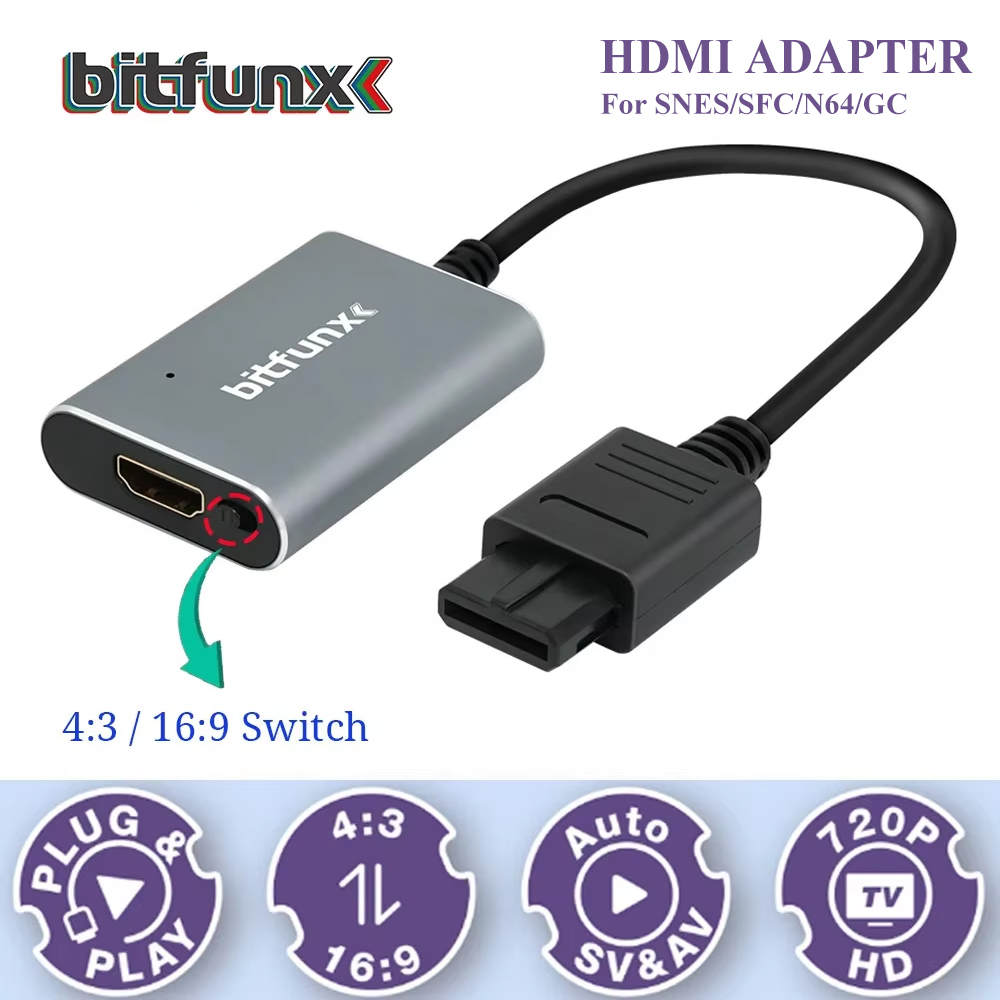 Bitfunx – adaptateur vidéo 720 - Gaming Console All In One avis et prix