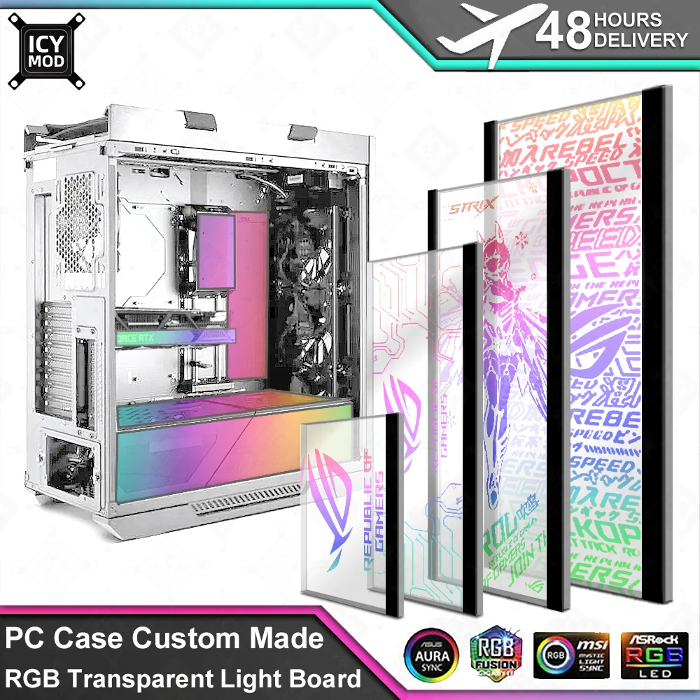 ICY MOD – panneau luminescent  - Gaming Console Tower avis et prix