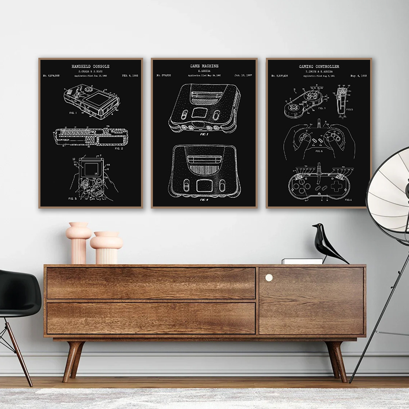 Affiche et impressions de plan - Gaming Console Tower avis et prix