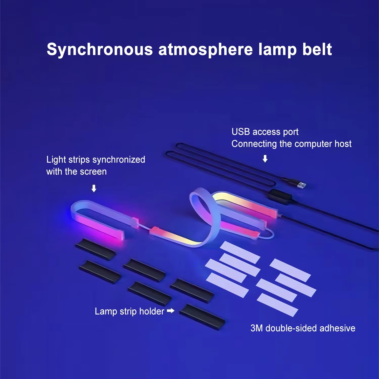 Bande lumineuse de jeu RGB, ré - Led Gaming Light Strip avis et prix