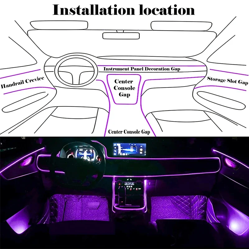 Lumières flexibles en fil EL a - Led Gaming Light Strip avis et prix