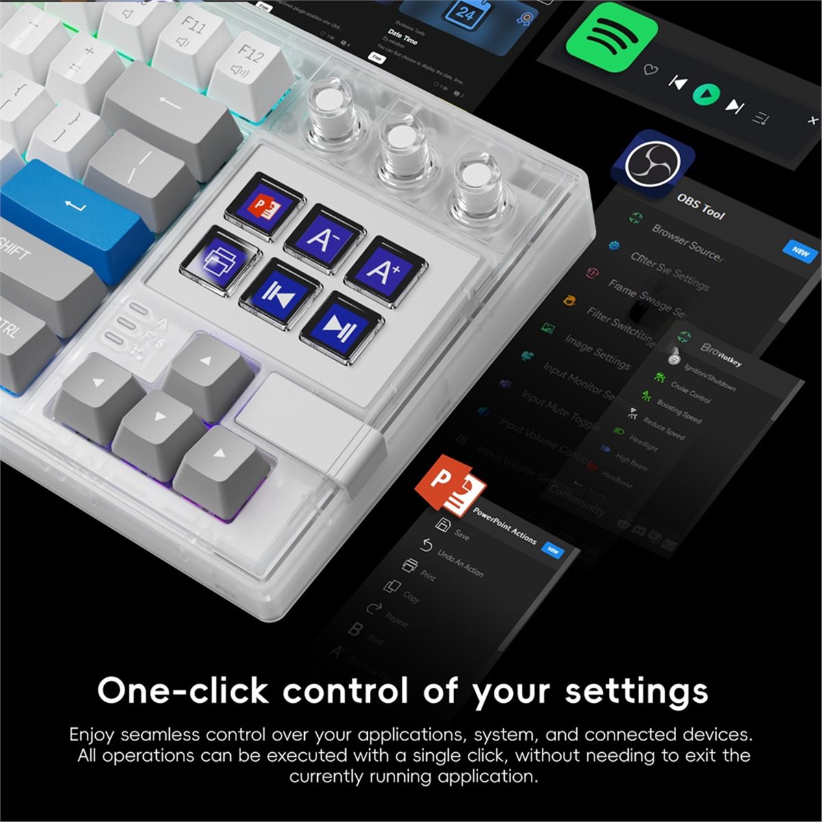 Clavier mécanique visuel LCD p - Gaming Console With Keyboard avis et prix